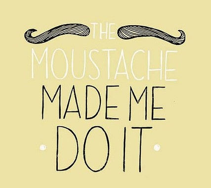 moustache kaart